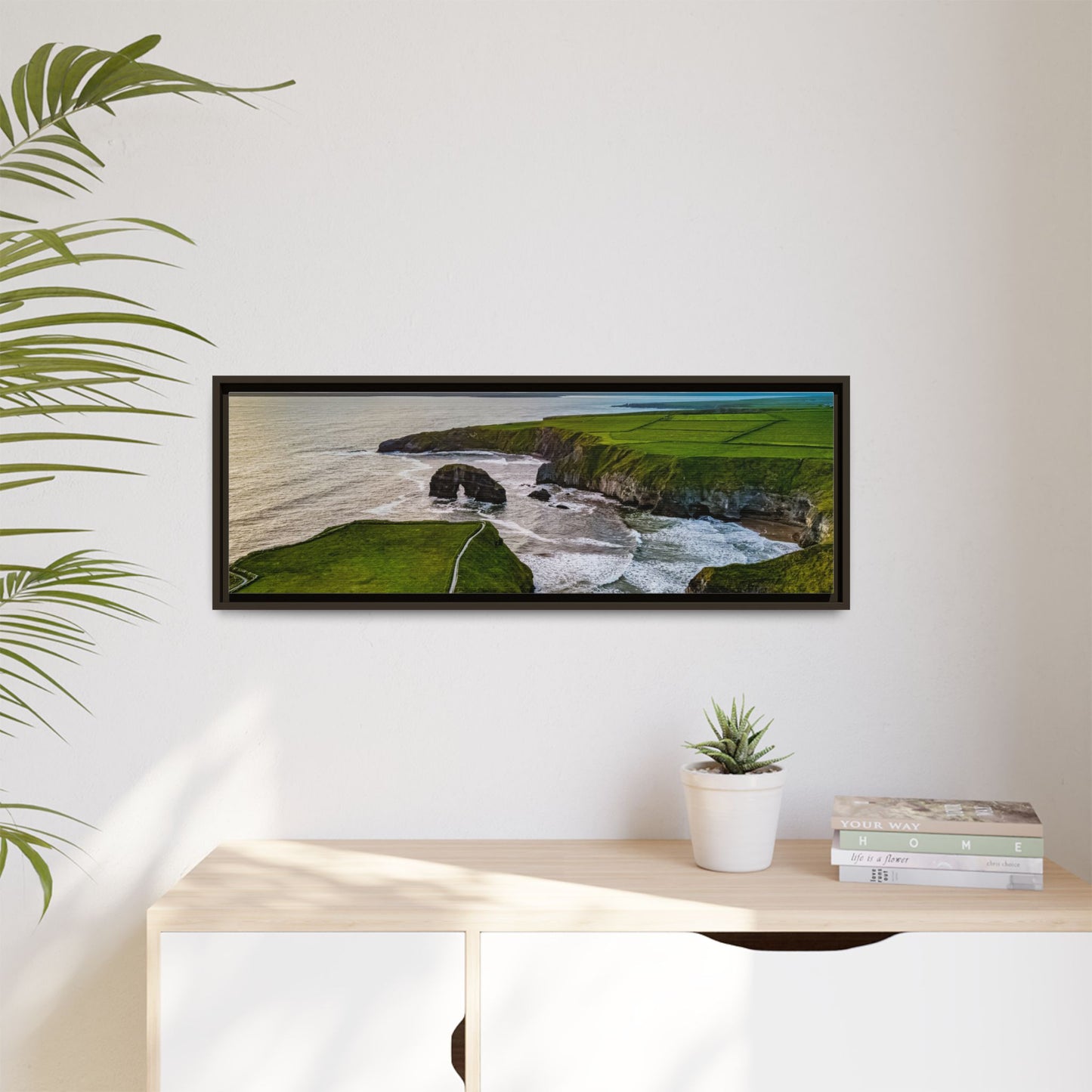 Virgin Rock Matte Canvas, Framed (Multi-color)