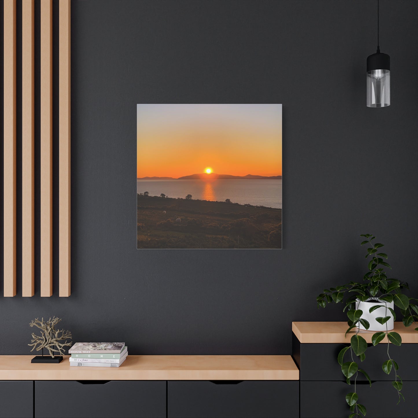Sunset Ring of Kerry Matte Canvas, Stretched, 1.25"