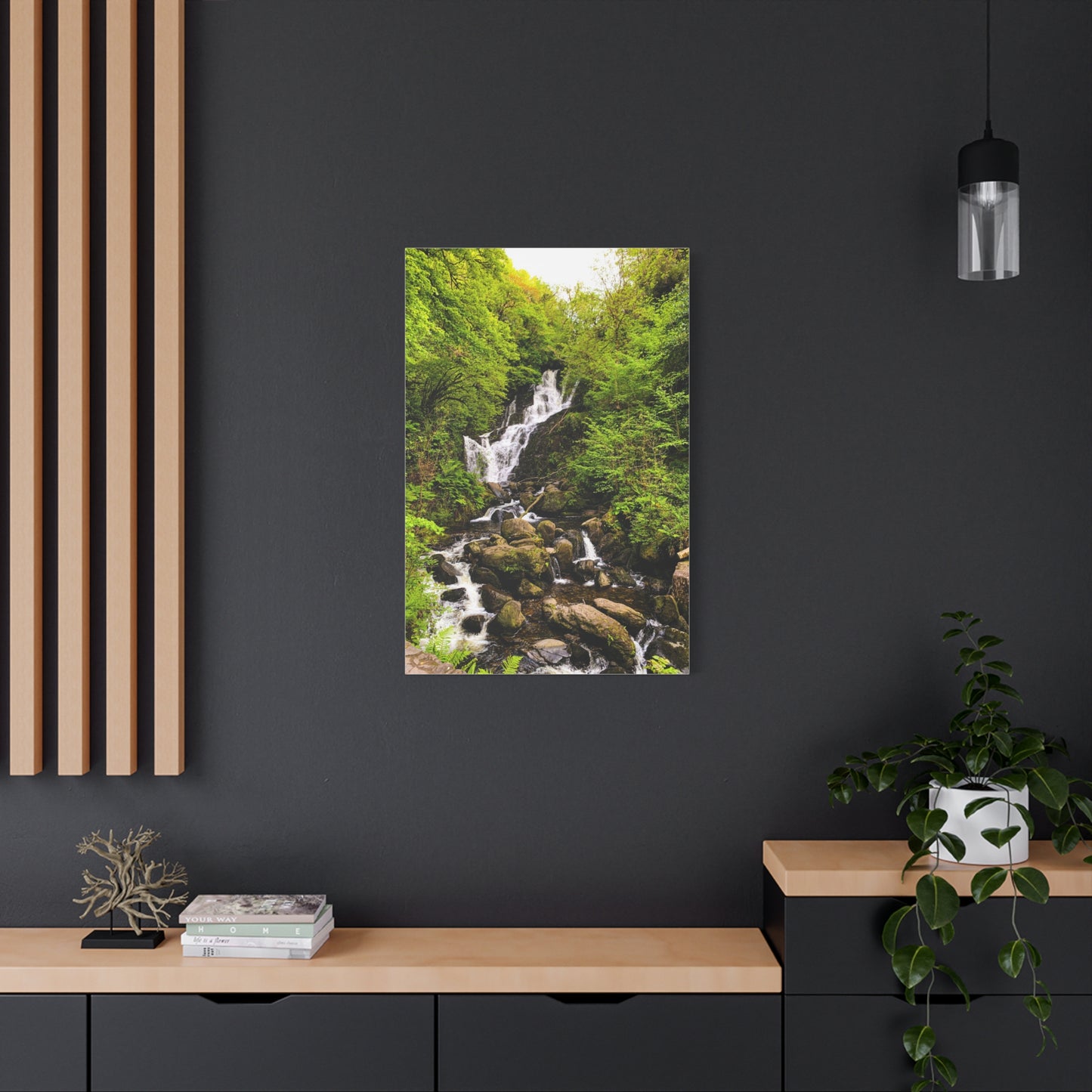 Torc waterfall Matte Canvas, Stretched, 1.25"