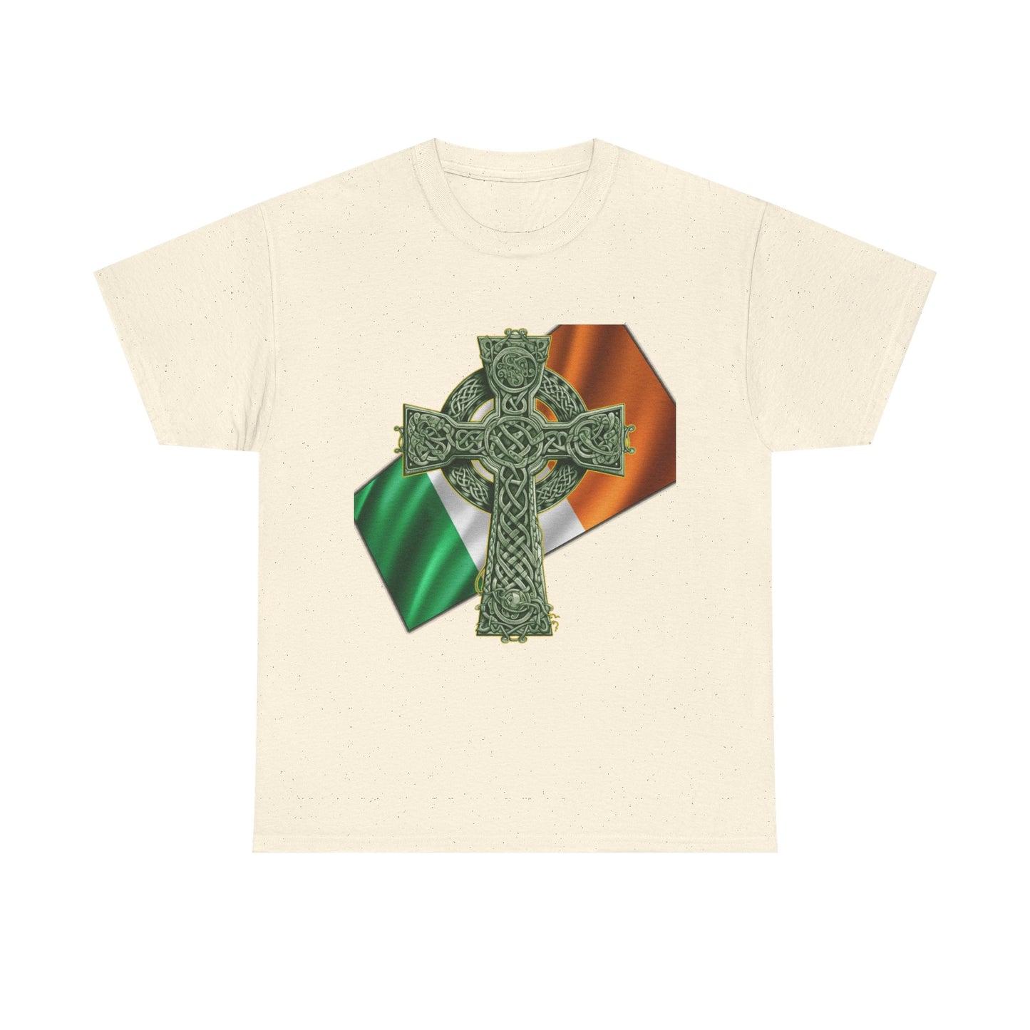 Celtic Cross Unisex Heavy Cotton Tee