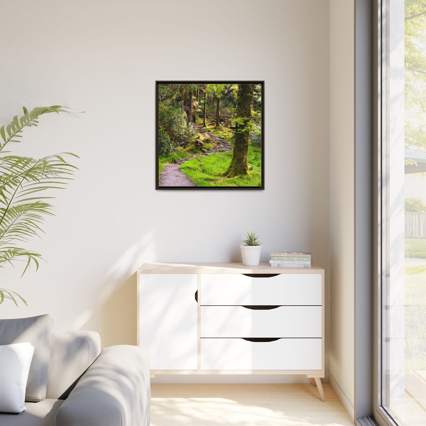 Torc Trail Matte Canvas, Framed (Multi-color)