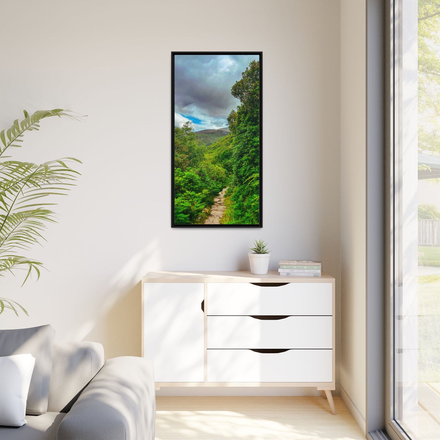 Torc Trail Matte Canvas, Framed (Multi-color)
