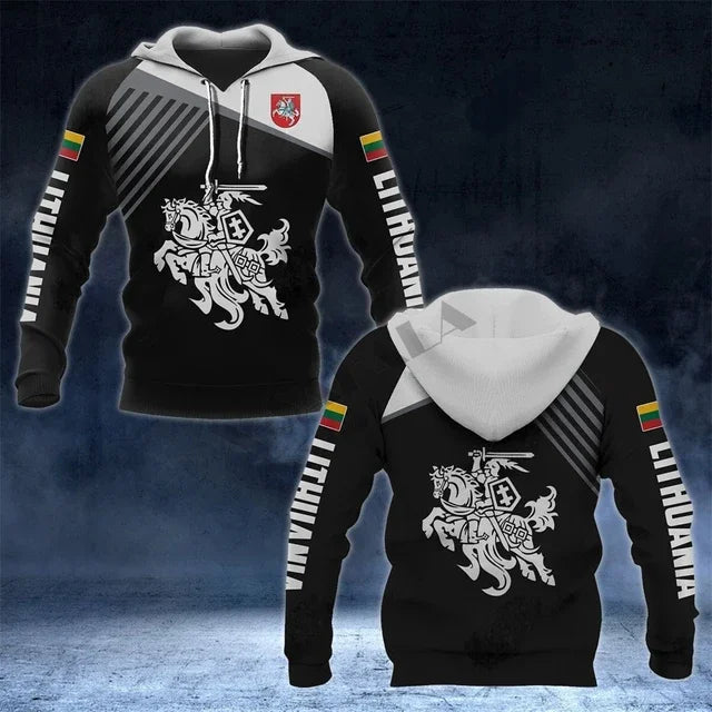 New Autumn Men's Hoodie Lithuanian