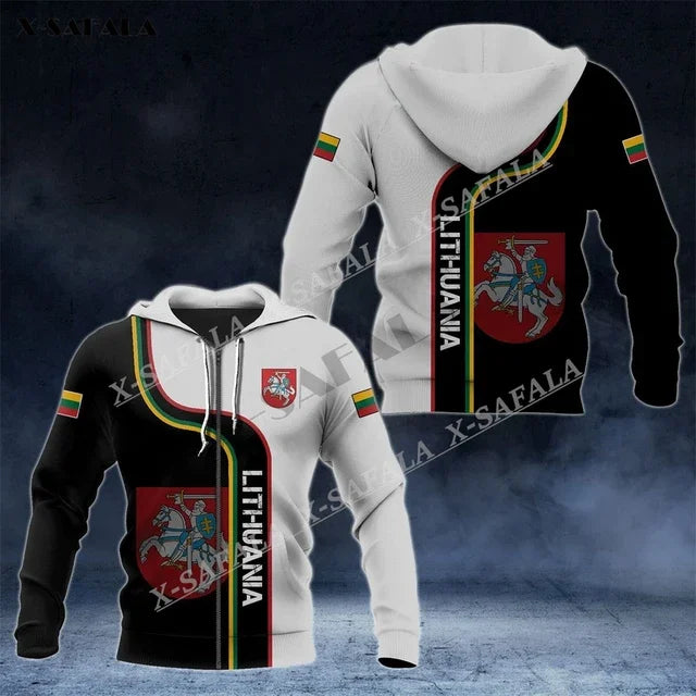New Autumn Men's Hoodie Lithuanian