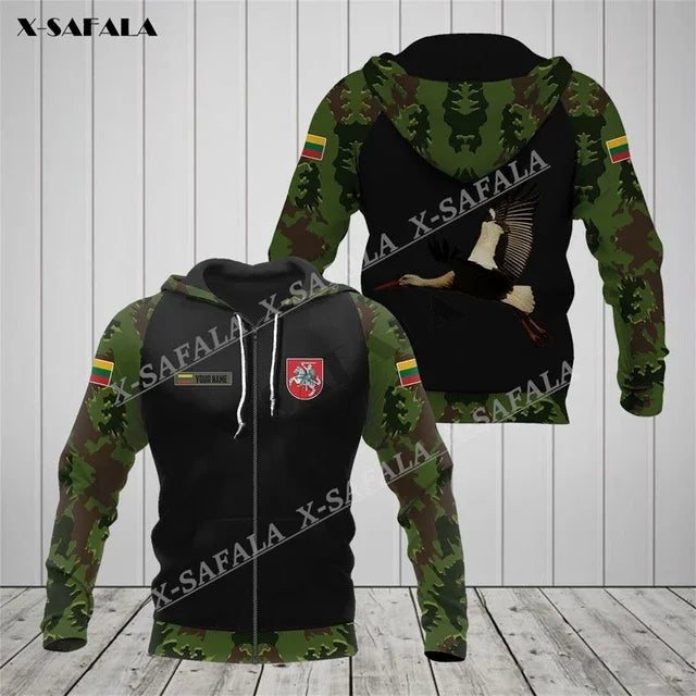 New Autumn Men's Hoodie Lithuanian