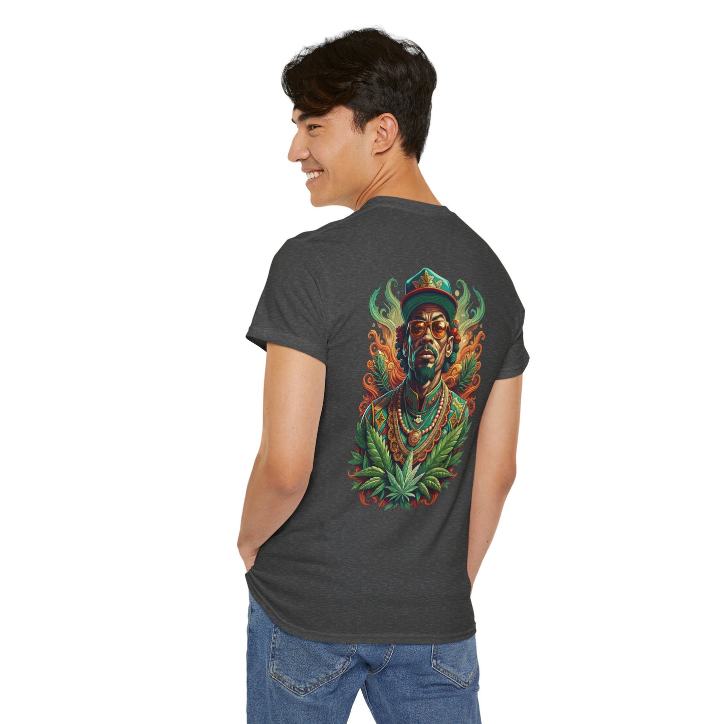 Reggae Lion Tee — Rasta Portrait Graphic T-Shirt