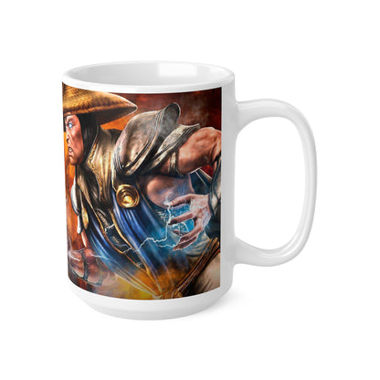 Fantasy Warrior Ceramic Coffee Mug - 11oz & 15oz | Epic Artwork for Gamers