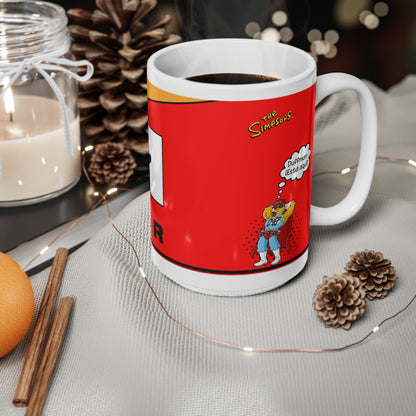 Duff Beer Ceramic Coffee Cups - Fun and Quirky 11oz & 15oz Mugs for Fans