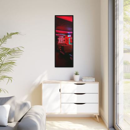 The Mermaids Night Club Matte Canvas, Framed (Multi-color)