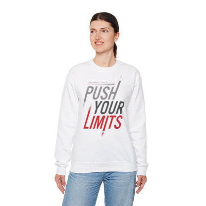 Motivational Crewneck Sweatshirt - 'Push Your Limits'