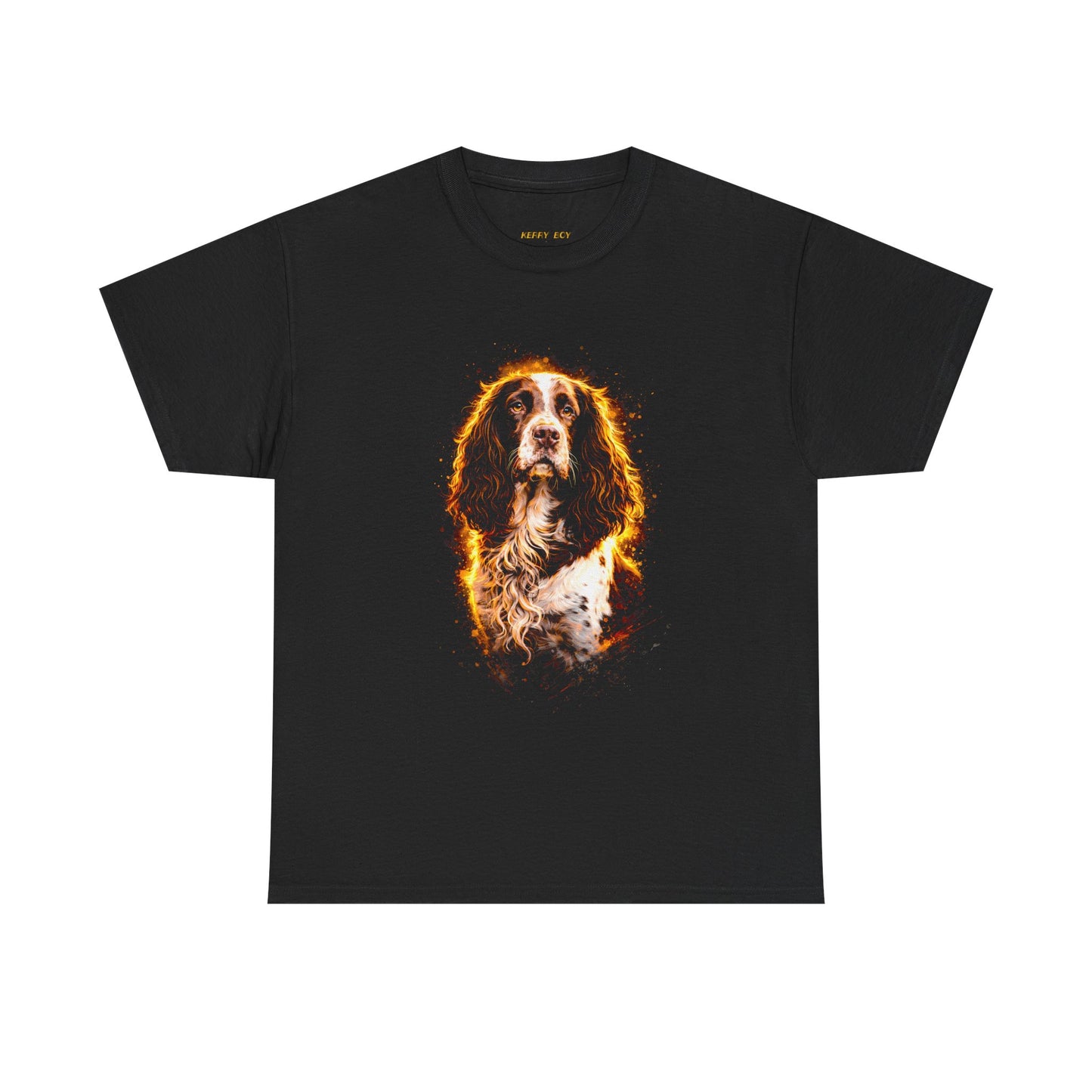 Springer Spaniel Flame Portrait T-Shirt