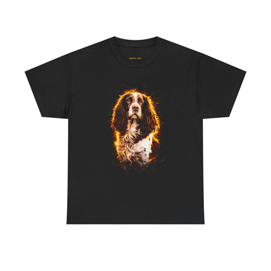Springer Spaniel Flame Portrait T-Shirt