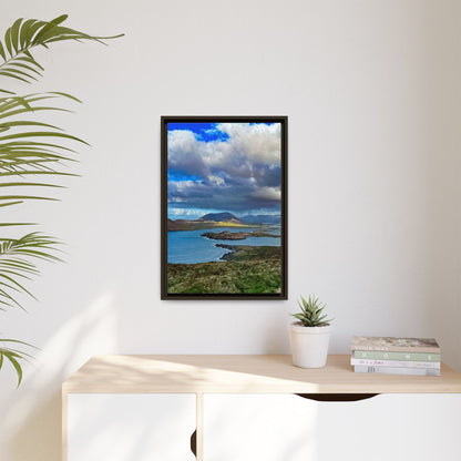 Unknown Mountain Matte Canvas, Framed (Multi-color)