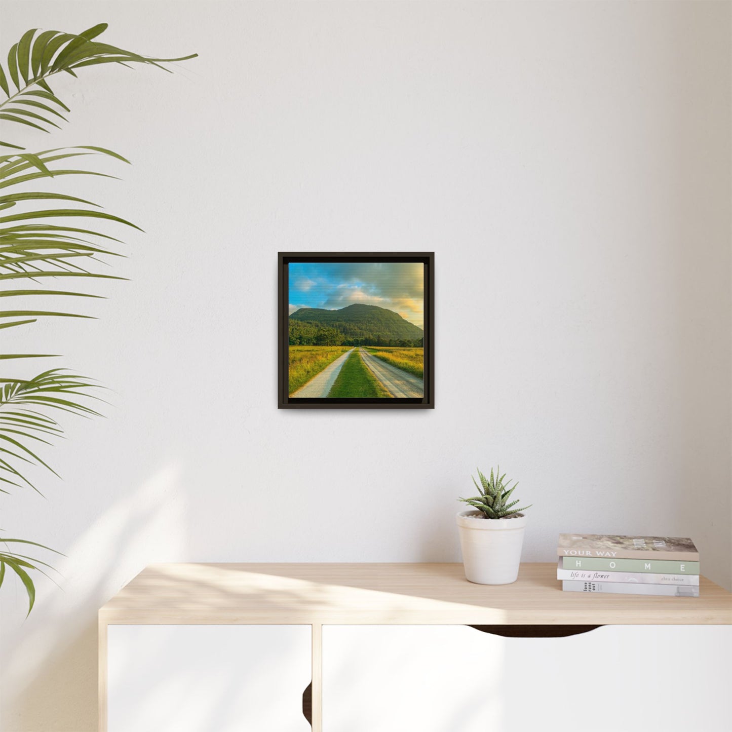 Mountain Torc Matte Canvas, Framed (Multi-color)