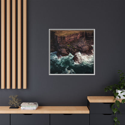 Kerry Head Matte Canvas, Framed (Multi-color)