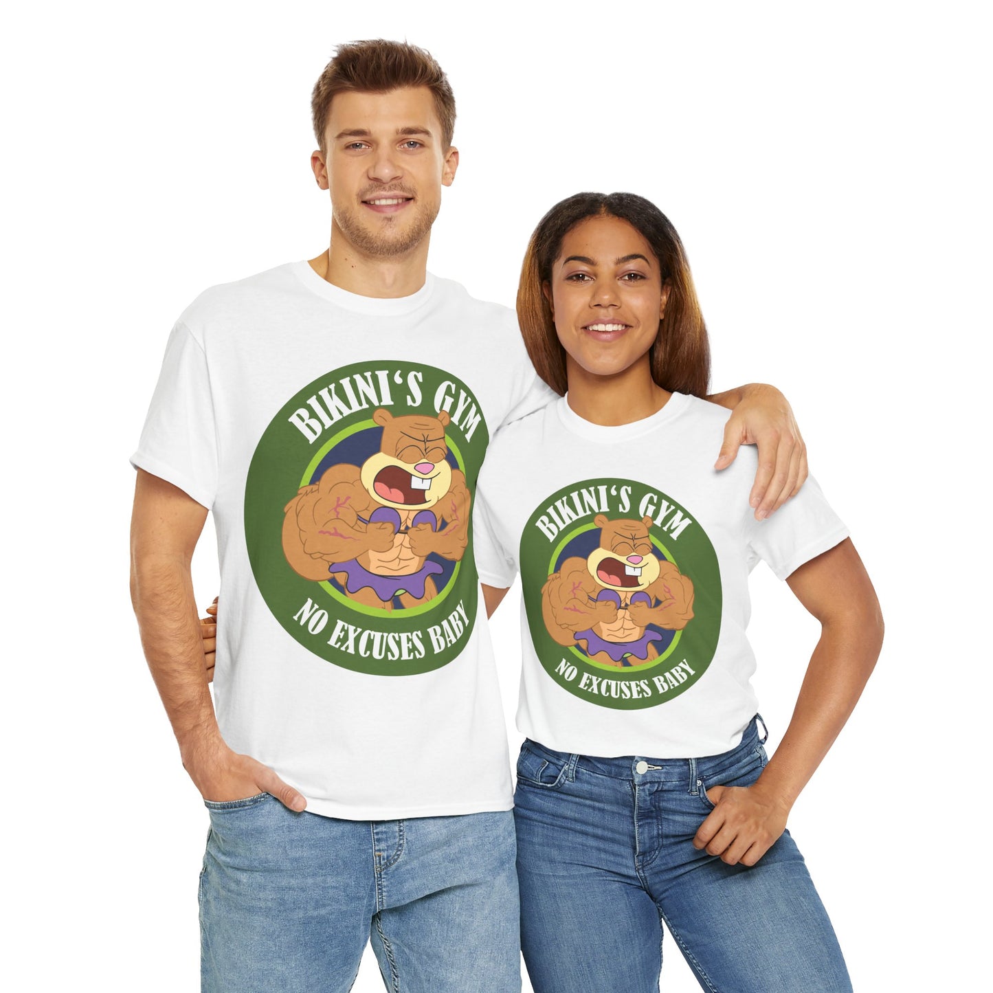 Bikini Gym Daisy Unisex Heavy Cotton Tee