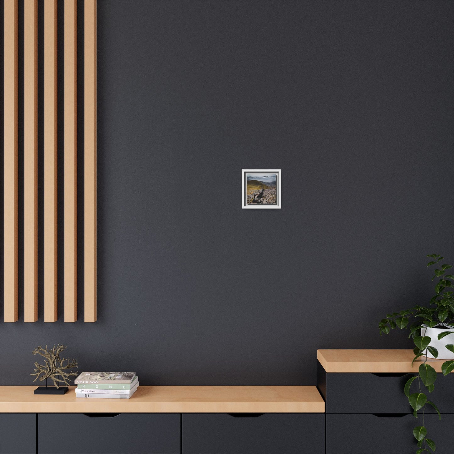 Wall Matte Canvas, Framed (Multi-color)
