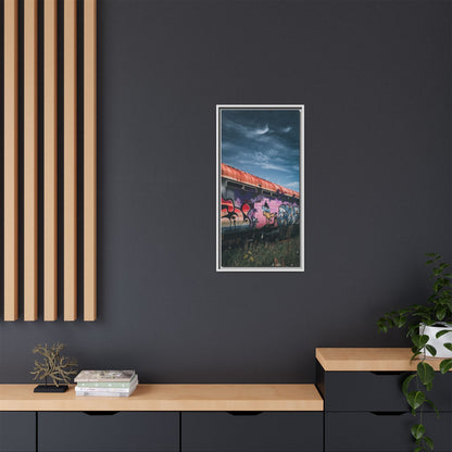 Night Train Matte Canvas, Framed (Multi-color)