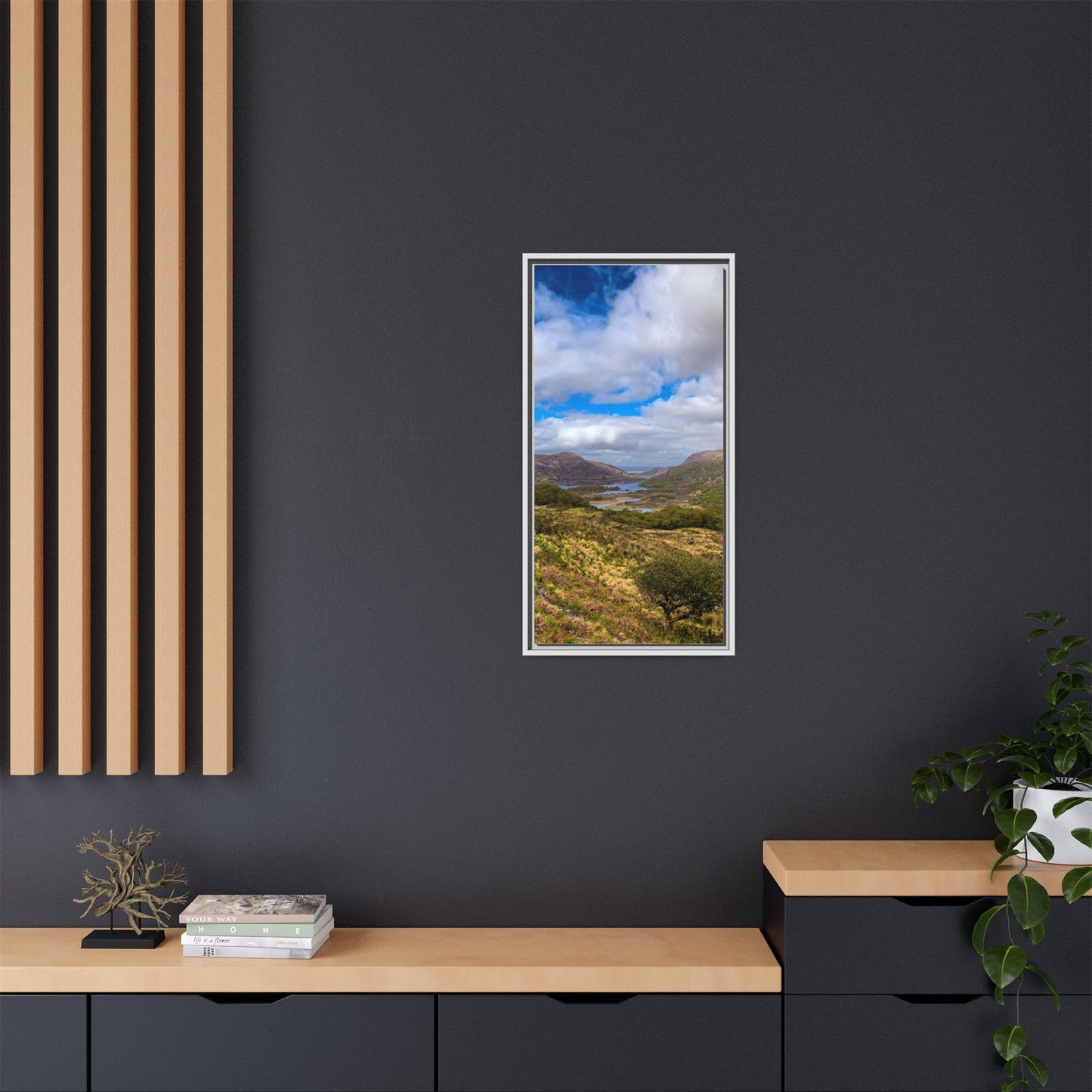 Matte Canvas, Framed (Multi-color)