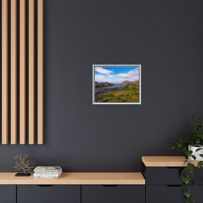 Ladies View Killarney Matte Canvas, Framed (Multi-color)