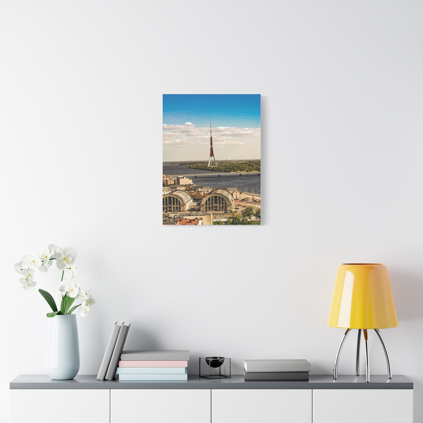 Riga TV Tower Matte Canvas, Stretched, 1.25"