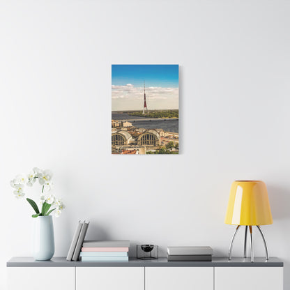 Riga TV Tower Matte Canvas, Stretched, 1.25"