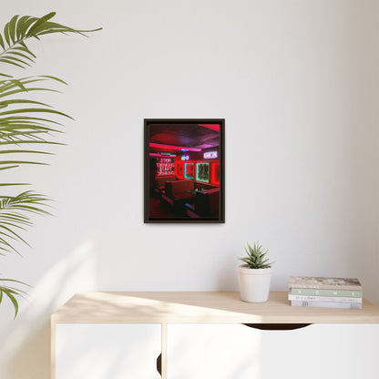 The Mermaids Night Club Matte Canvas, Framed (Multi-color)