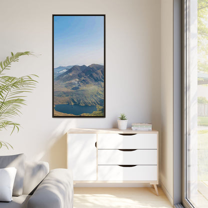 MacGillycuddy's Reeks Matte Canvas, Framed (Multi-color)