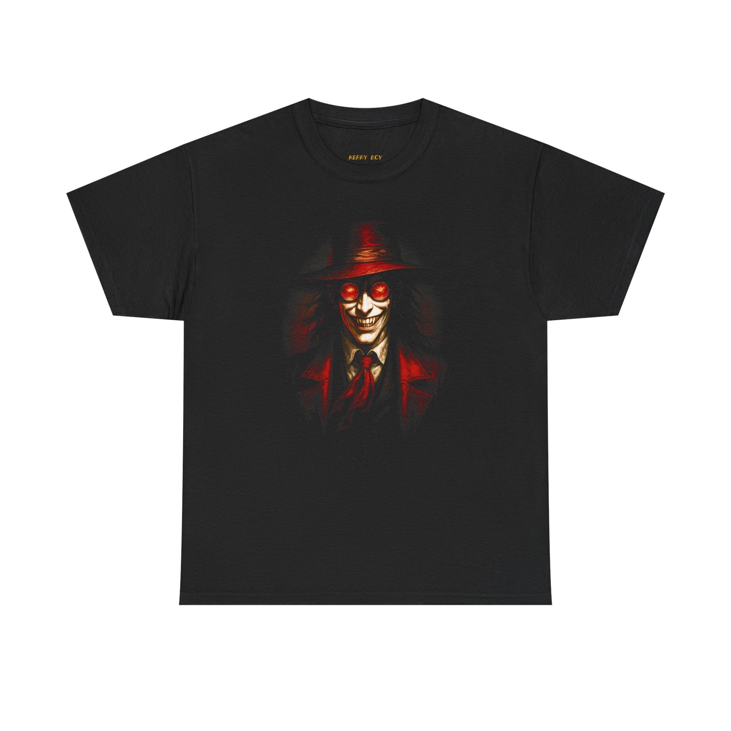 T-Shirt — Red Noir Gentleman Portrait Graphic Tee