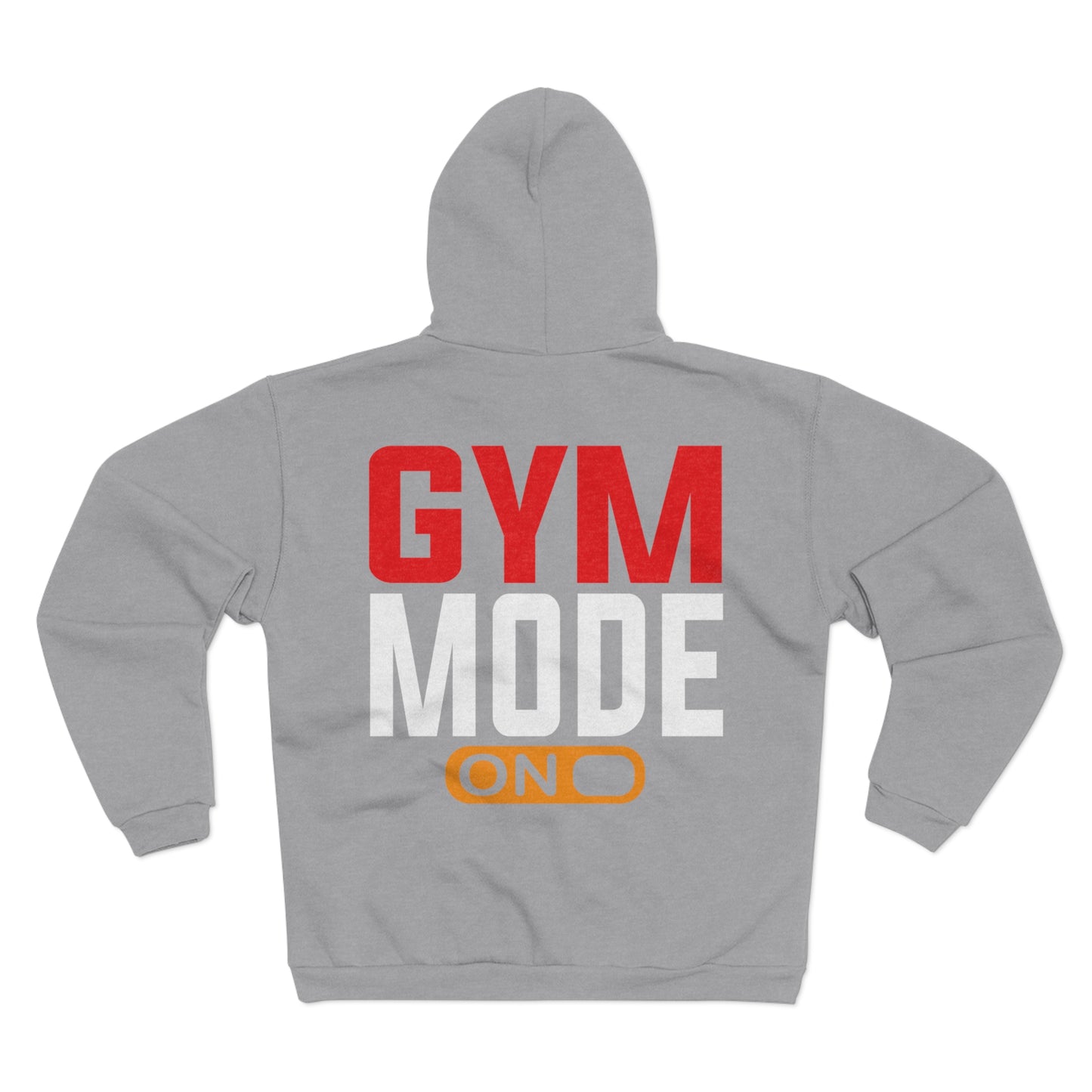 Gym Mode Unisex Hooded Zip Sweatshirt - Perfect for Active Lifestyles