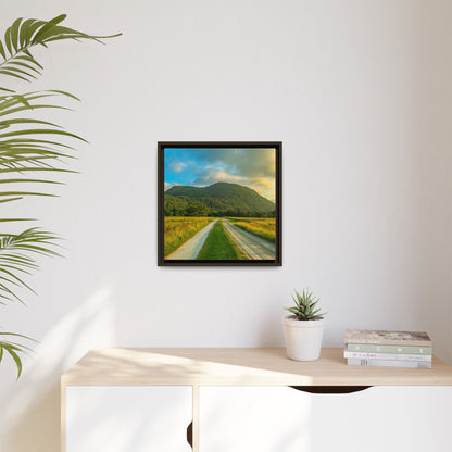 Mountain Torc Matte Canvas, Framed (Multi-color)