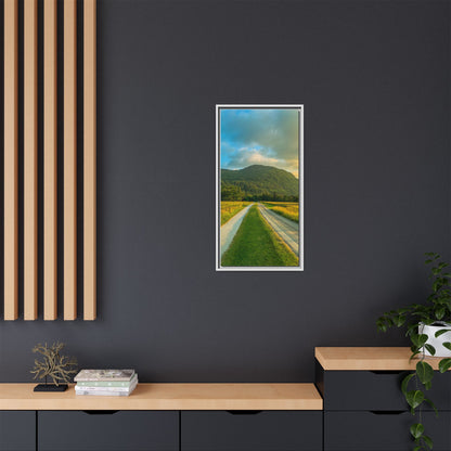 Mountain Torc Matte Canvas, Framed (Multi-color)