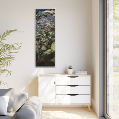 Rocks Matte Canvas, Framed (Multi-color)