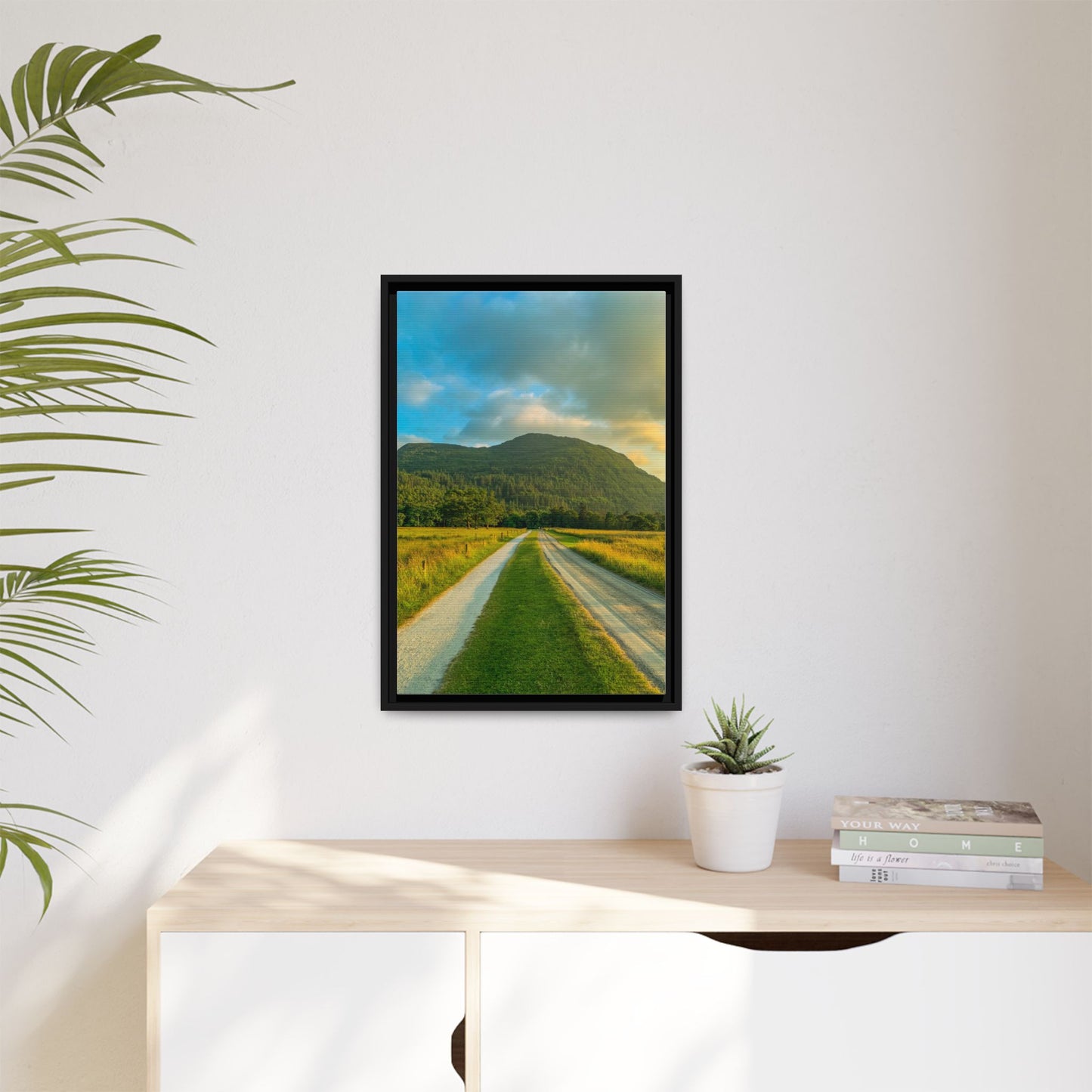 Mountain Torc Matte Canvas, Framed (Multi-color)