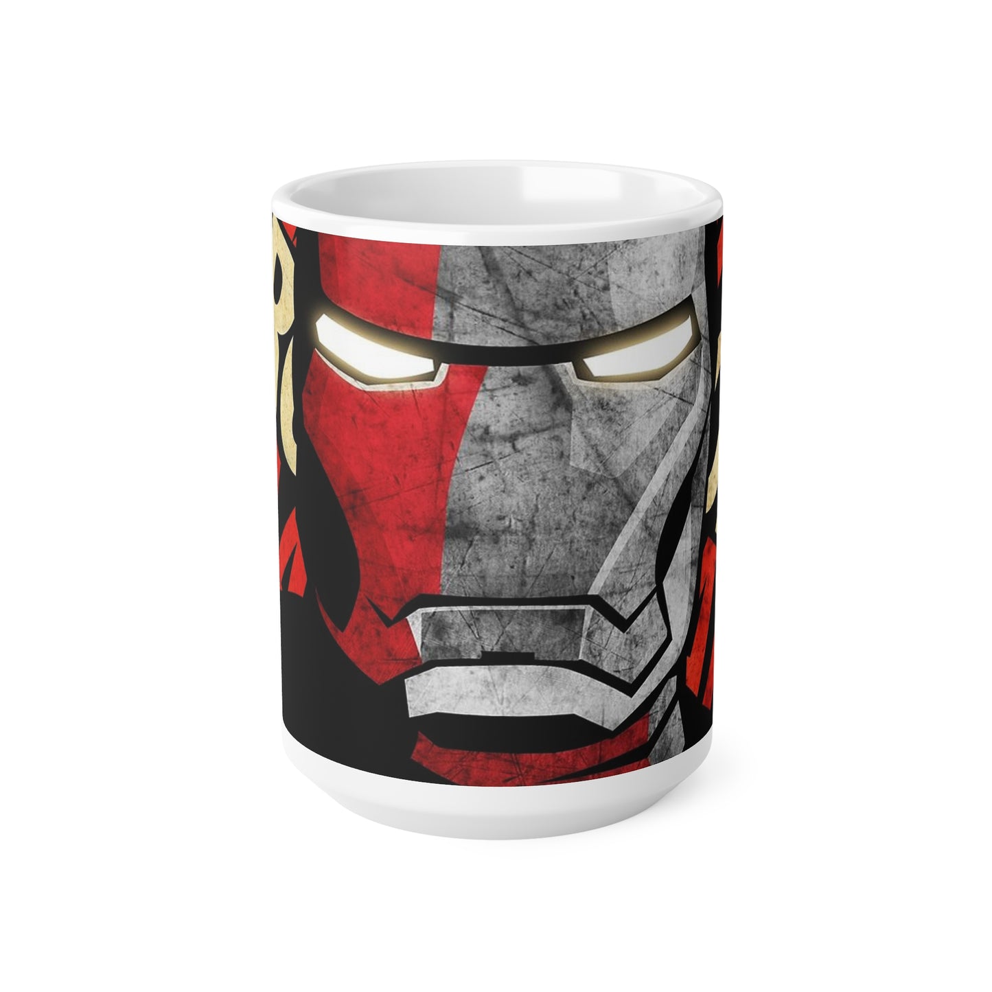 Iron Man Inspired Ceramic Coffee Mug, 11oz & 15oz - Perfect Gift for Marvel Fans