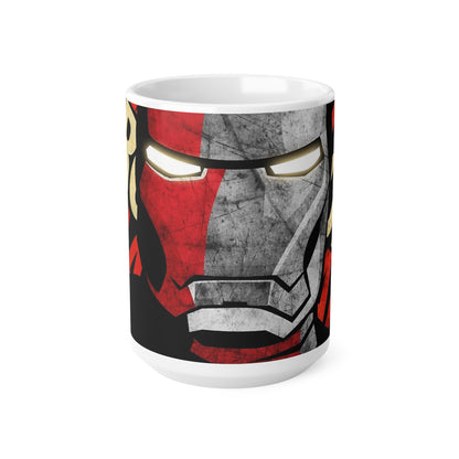 Iron Man Inspired Ceramic Coffee Mug, 11oz & 15oz - Perfect Gift for Marvel Fans