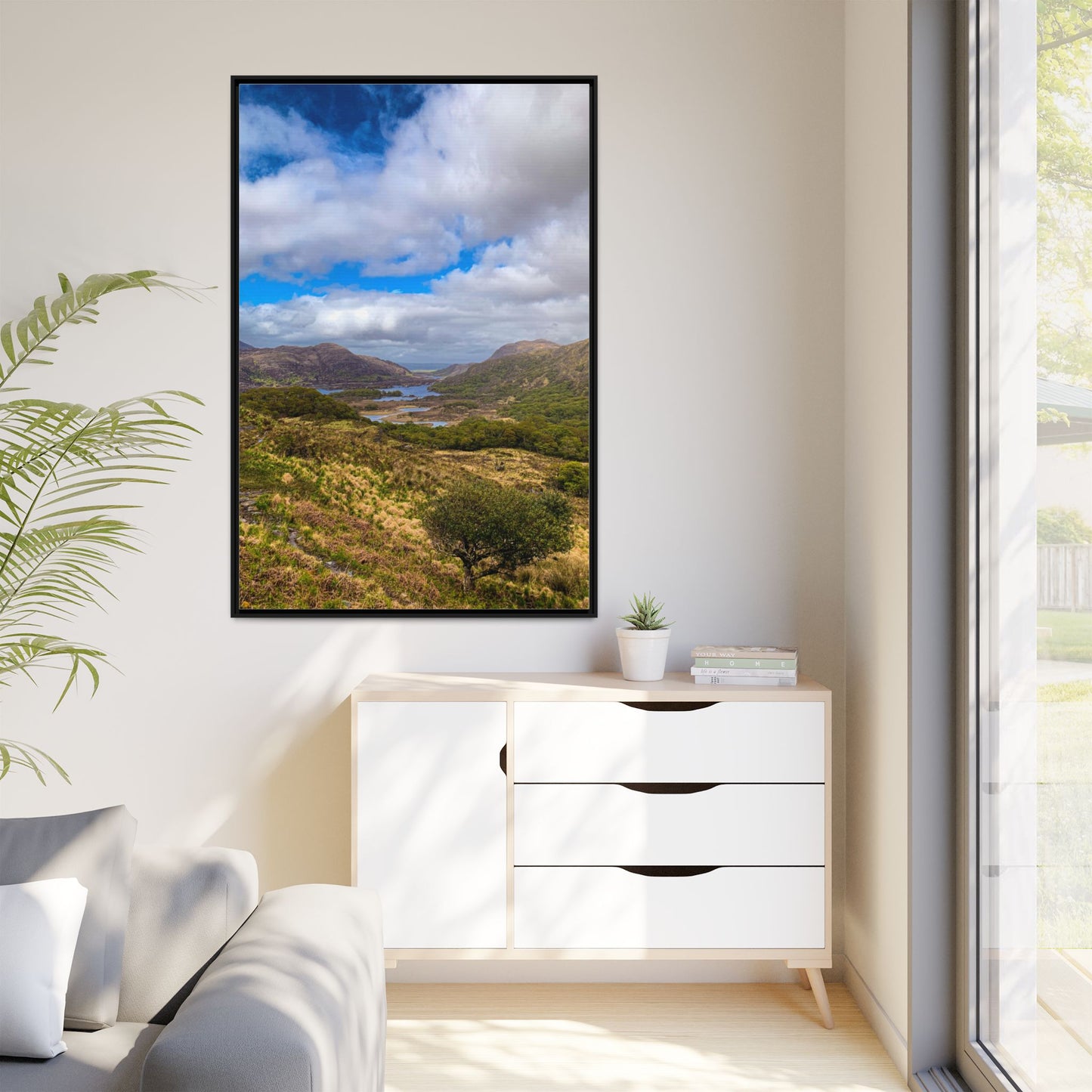 Matte Canvas, Framed (Multi-color)
