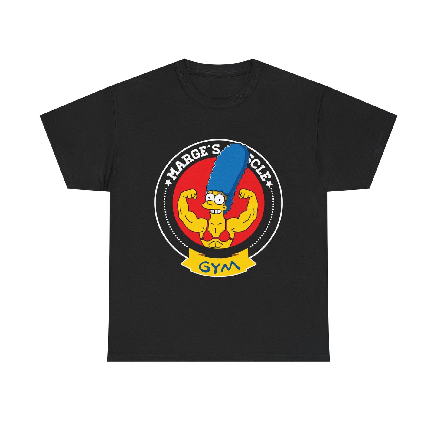 Wild Marge Gym Black Unisex Heavy Cotton Tee