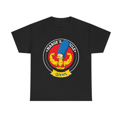 Wild Marge Gym Black Unisex Heavy Cotton Tee