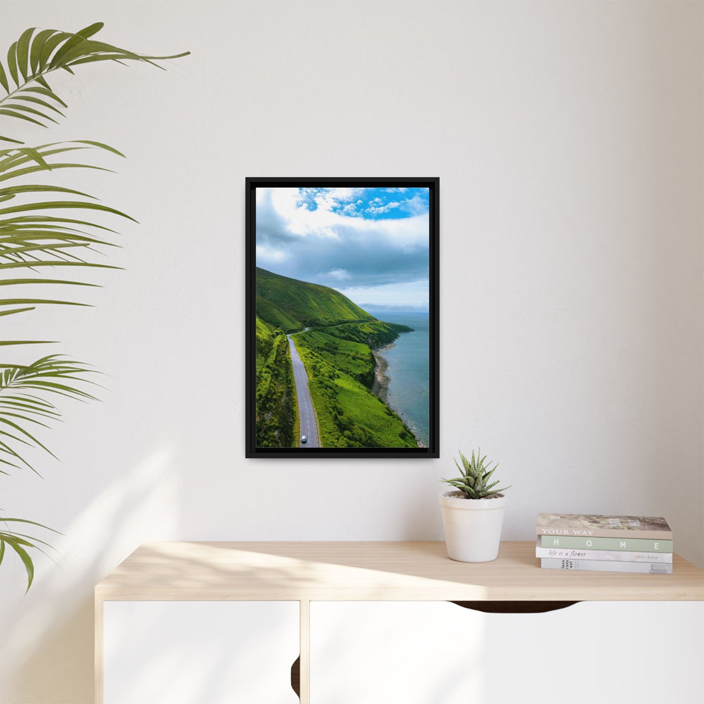 Ring of Kerry Drive Matte Canvas, Framed (Multi-color)