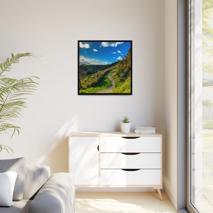 Glanageenty Forest Trail Matte Canvas, Framed (Multi-color)