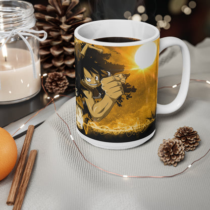 Dragon-Inspired Ceramic Coffee Cups - 11oz & 15oz - Perfect for Anime Fans!