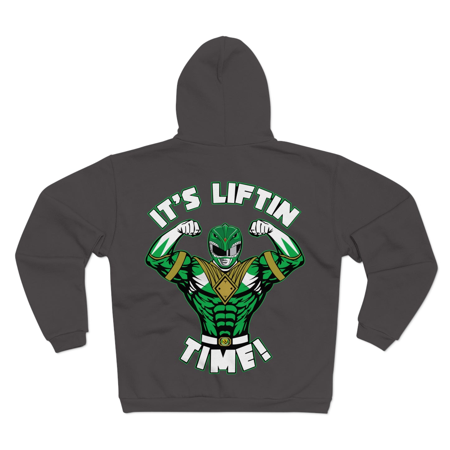 It's Liftin' Time Unisex Hooded Zip Sweatshirt- Fun Gym Hoodie for Fitness Enthusiasts