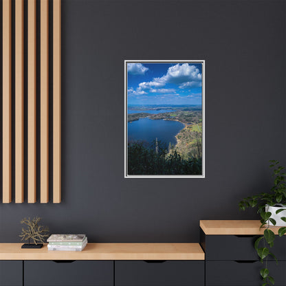 Kuckross Lake Matte Canvas, Framed (Multi-color)