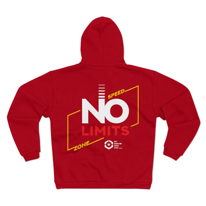 No Limits Unisex Hooded Zip Sweatshirt - Stylish & Comfortable Athleisure Wear