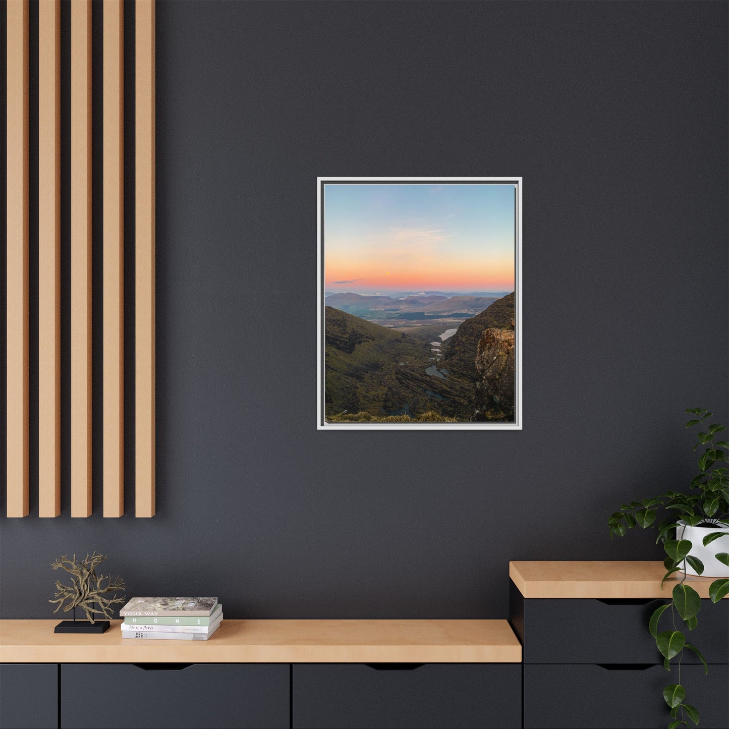 On The Way To Mount Brandon Matte Canvas, Framed (Multi-color)