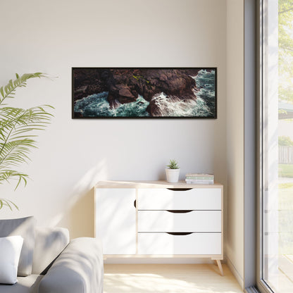 Kerry Head Matte Canvas, Framed (Multi-color)