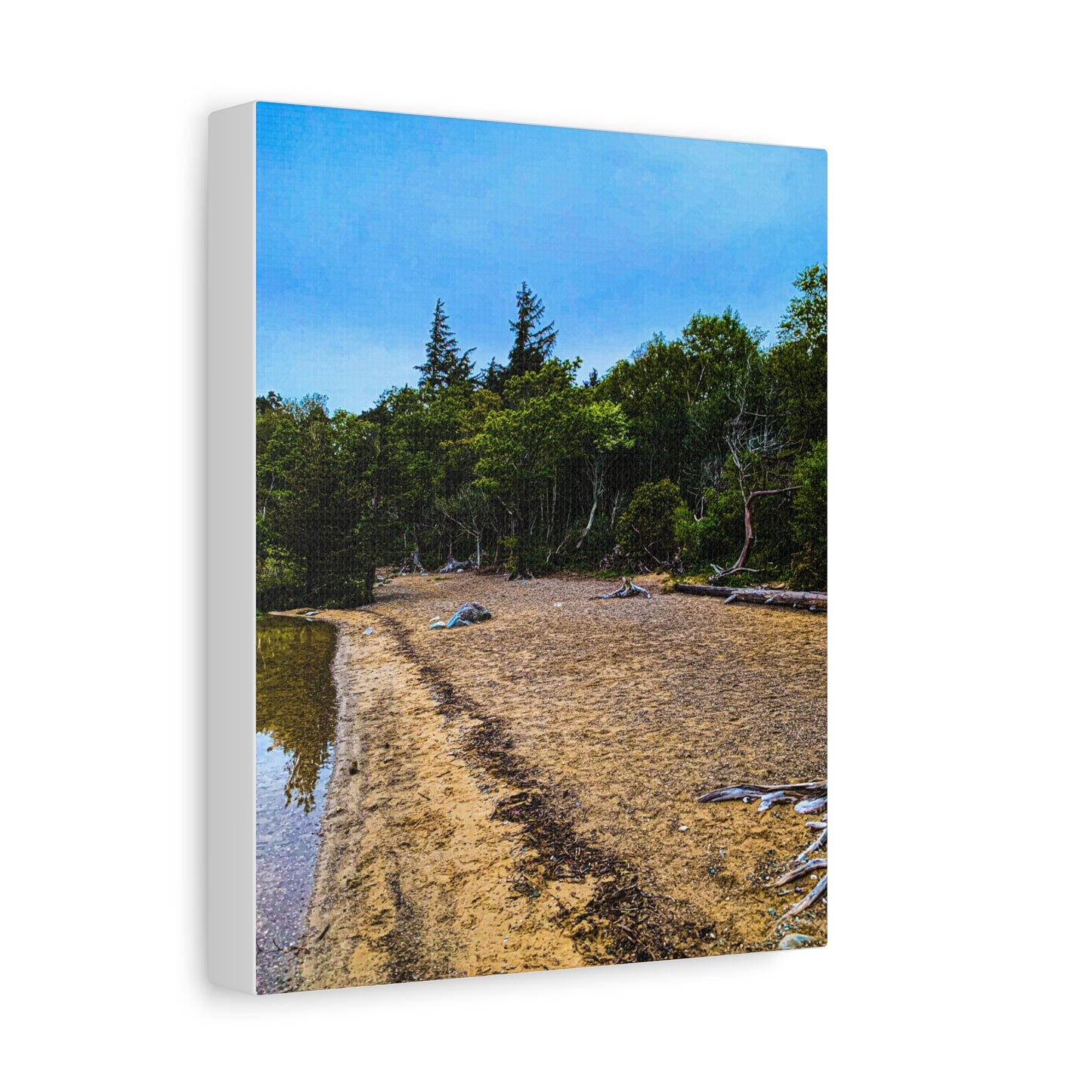 Muckross Lake Beach Matte Canvas, Stretched, 1.25"