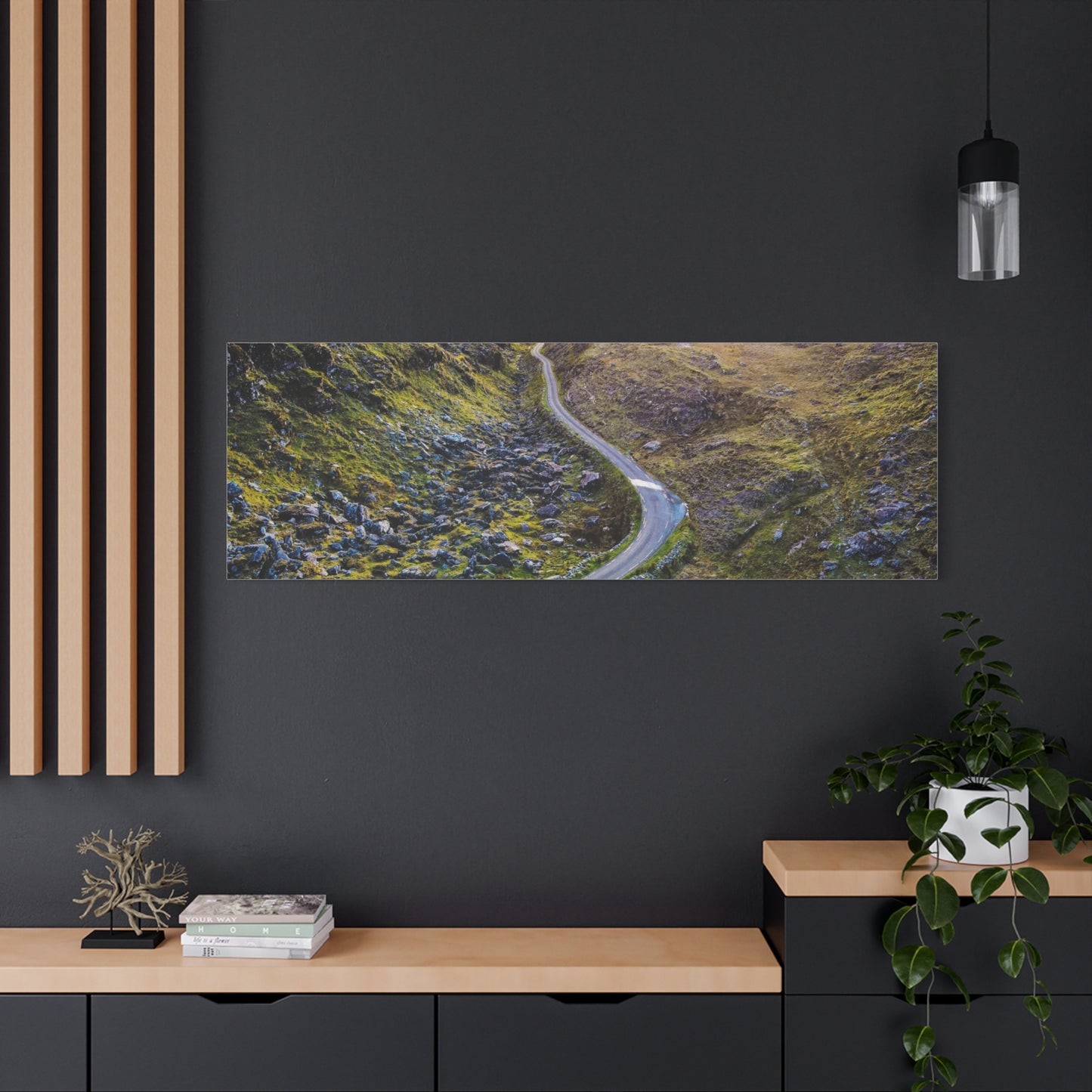Valley Road Matte Canvas, Stretched, 1.25"