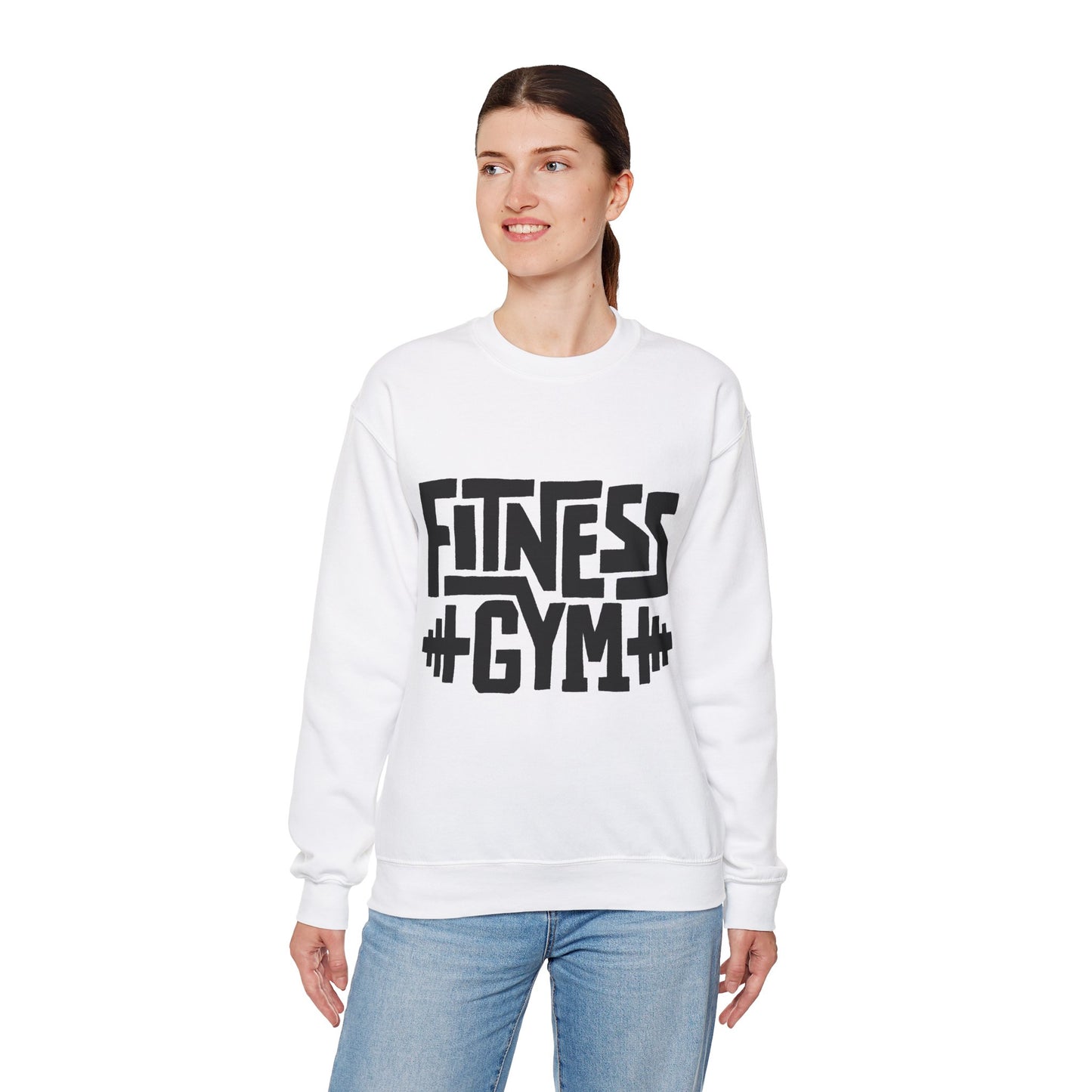 Fitness Gym Crewneck Sweatshirt - Unisex Heavy Blend™
